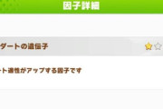 【ウマ娘】今更聞けない！？「●●の遺伝子」の獲得条件は赤因子いくつから？