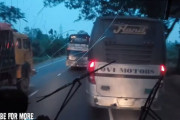 【動画】バングラディシュの長距離バスの運転が怖すぎる・・・