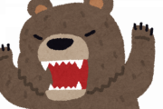 【悲報】クマさん、煽り運転される・・・・・