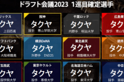 ドラフト1位拓也の評判