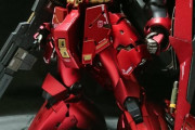【ガンプラ】 キャンディ塗装艶消しRGサザビーとシャア総帥できた、他