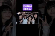 記念撮影をする元乃木坂46 大園桃子 与田祐希 山下美月 久保史緒里 260714