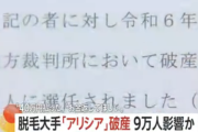 【悲報】アリシアさん、先払い料金踏み倒しで破産