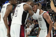 【パリ五輪】男子バスケ　アメリカがセルビアに大逆転勝ち　レブロン興奮「キャリアでも上位」　チーム最多36点カリーも「特別なこと」