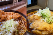 唐揚げそばが流行ってるらしい