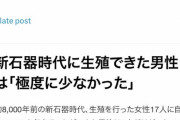 【悲報】新石器時代、弱者男性にめちゃくちゃ厳しかった
