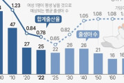 統計に願望を持ち込むな　〜　【韓国統計局】出生率、今年0.72、来年0.68、2025年に0.65の最低値、その後リバウンドし2036年には1.02まで回復すると予測