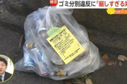 【賛成？反対？】ゴミ分別違反した人は中身チェックしてHPに氏名を公表します　改正条例可決