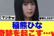 【衝撃】稲熊ひなが奇跡を起こしていると話題に…