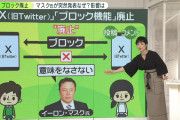 【旧ツイッター】Xのブロック機能廃止 ”自分の安全が守れなくなる”と懸念の声も…専門家「社会に大きな影響」