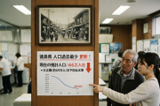 徳島県の人口、過去最少になってしまう。66万人台で大正期を下回る⤵︎