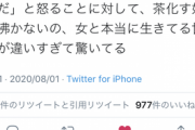 【画像】フェミさん、チーズ牛丼の件にお気持ち表明「茶化す奴が沸かないの、女と本当に生きてる世界が違いすぎて驚いてる」
