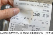 「日本人の友達がカットとパーマで9万円請求された」…ソウル江南の美容院、外国人に対するぼったくり問題が再燃 ［4/20］