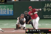 末包昇大(広) .262(122-32) 10本 26打点 長打率.549 OPS.846←こいつの率直な感想