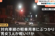 無免許で一般道を時速100キロ以上でレース→信号無視で衝突事故　逃走していた少年ら2人逮捕