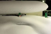 【動画】会津若松のコインパーキング、大雪でバグってしまう（ノ∇`）