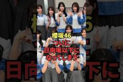 櫻坂46、ついに日向坂以下に、、、