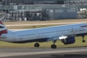 【動画】ブリティッシュ・エアウェイズ機が着陸時に強風に煽られフラフラ……→ゴーアラウンド