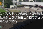 シンボリルドルフの芝G1・7勝を超える牡馬が出ない理由とクロワデュノールの現役続行