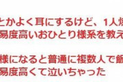 「逆に難易度高いおひとり様系を教えて欲しい」1人焼肉や1人居酒屋に慣れると他人と行動を共にする方が圧倒的に難易度高くなる説