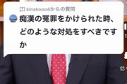 【朗報】カリスマ弁護士岡野武さん「痴漢冤罪にあったら逃げろ！！」