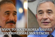 海外「やりすぎ！」日本の朝鮮総督に似ていると批判された韓国のアメリカ大使、髭をそることに