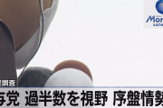 【衆院選リアルタイム速報】東京新聞記者「総選挙は衝撃的な予測が聞こえてきた。これは荒れそう。政局かな。」❓❗