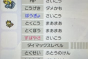 【ポケモン】個体値厳選「特殊アタッカーのA0」これ皆やってるの？