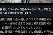 【画像】ヤマト運輸さん、『蝶の標本』を信じられないくらいぐっちゃぐちゃに配送し炎上wwwwwwww