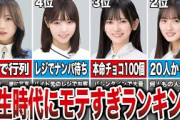 【1位は遠藤超え】学生時代にモテすぎた坂道メンバーTOP20（齊藤京子、西野七瀬、池田瑛紗、遠藤さくら、他）