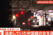 JR東海道線で女性を切りつけ逃走していた中国籍の女(35)を逮捕