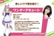 新ウマ娘情報「デアリングタクト」「コパノリッキー」「ホッコータルマエ」「ワンダーアキュート」
