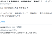 【開示祭り注意】中道改革連合・山岸一生「杉尾さんが何をなさったのですか？教えていただけませんか？」釣り針デカ過ぎるｗｗｗ