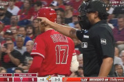 大谷翔平、第三打席は申告敬遠→ドゥルーリー勝ち越し2点タイムリー！！！！！！