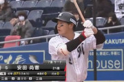 オープン戦ロッテ安田 .067（15-1）OPS.267