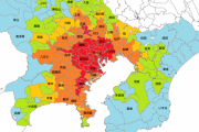 【悲報】関東の人口密度、ヤバすぎると話題にｗｗｗ