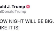【米国】トランプ大統領が謎めいた声明を発表「明日の夜はすごいことになる。ありのままに伝えるよ！」
