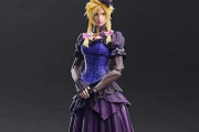 【FF7R】「ドレス姿のクラウド」のアクションフィギュアが登場！”骨太のおなご”を完全再現