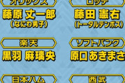 中居正広のプロ野球魂、パリーグ代表のメンツがなんかおかしい…？