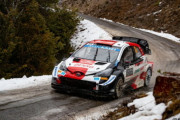 【動画】2021WRC開幕戦モンテカルロ：SS7を終えてトヨタのエバンスがトップ、オジェ・タナクと続く