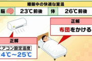 【警告】医師『寝るときのエアコンは”この設定”が正解です』→