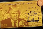 【画像】7億円でアメリカの市民権が買える「ゴールドカード」にトランプの顔ｗｗｗｗ