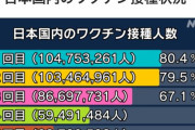 【悲報】日本人さん、コロナワクチンを1億人以上も打っていた