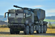 ドイツの軍需企業ラインメタル社が新型軍用トラック「HX3」を発表…大口径砲も搭載可能！