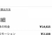【朗報】ワイウーバー配達員が、この豪雨の中24件配達した本日に貰えたチップ額の合計【画像】