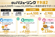 【朗報】auの新料金プラン｢auバリューリンク マネ活2｣(月額9328円)、圧倒的な還元により実質半額以下でお得すぎる