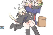 【FGO】ジャンヌのハンバーガーを食べたい猫黒王様！！　猫はハンバーガー食べちゃダメですよ！！