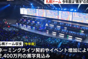 札幌ドーム、黒字見込みwwwwwwwwwwwwwwwwwwwww＋2400万円