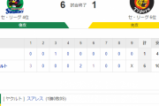 ヤクルト 6－1 阪神　試合結果 2020/6/24 神宮球場