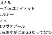 【画像】最近big6解体とか言われてるからマジこうなってほしい